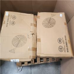 Phoenix LIKE NEW 24 in. Wall fan in Black Model# DFC-K24 Pallet of 6