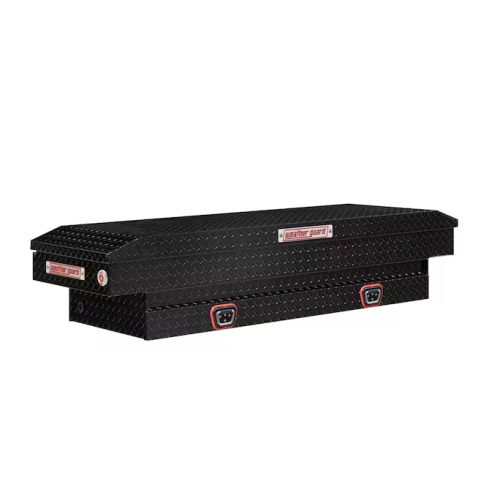 DALLAS LOCATION- Weather Guard 62.5 in. Crossover Aluminum Truck Tool Box