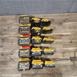HOUSTON LOCATION - AS-IS DEWALT BATTERY PACK QTY - 15