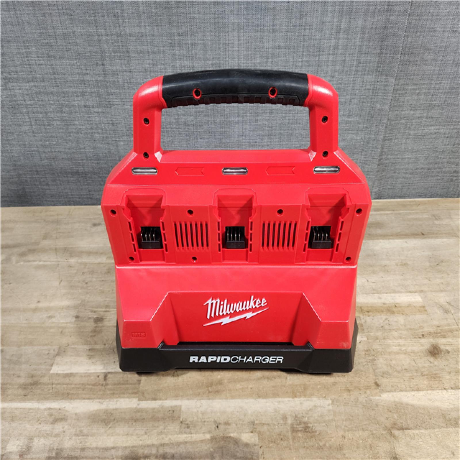 HOUSTON LOCATION - AS-IS Milwaukee M18 Packout Six Bay Rapid Charger (TOOL ONLY)