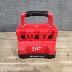 HOUSTON LOCATION - AS-IS Milwaukee M18 Packout Six Bay Rapid Charger (TOOL ONLY)