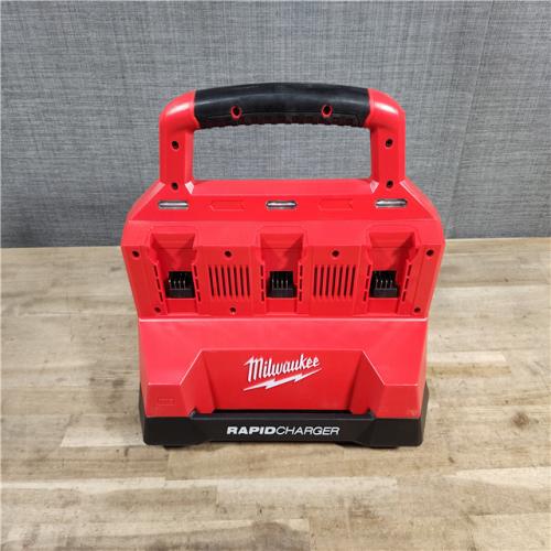 HOUSTON LOCATION - AS-IS Milwaukee M18 Packout Six Bay Rapid Charger (TOOL ONLY)