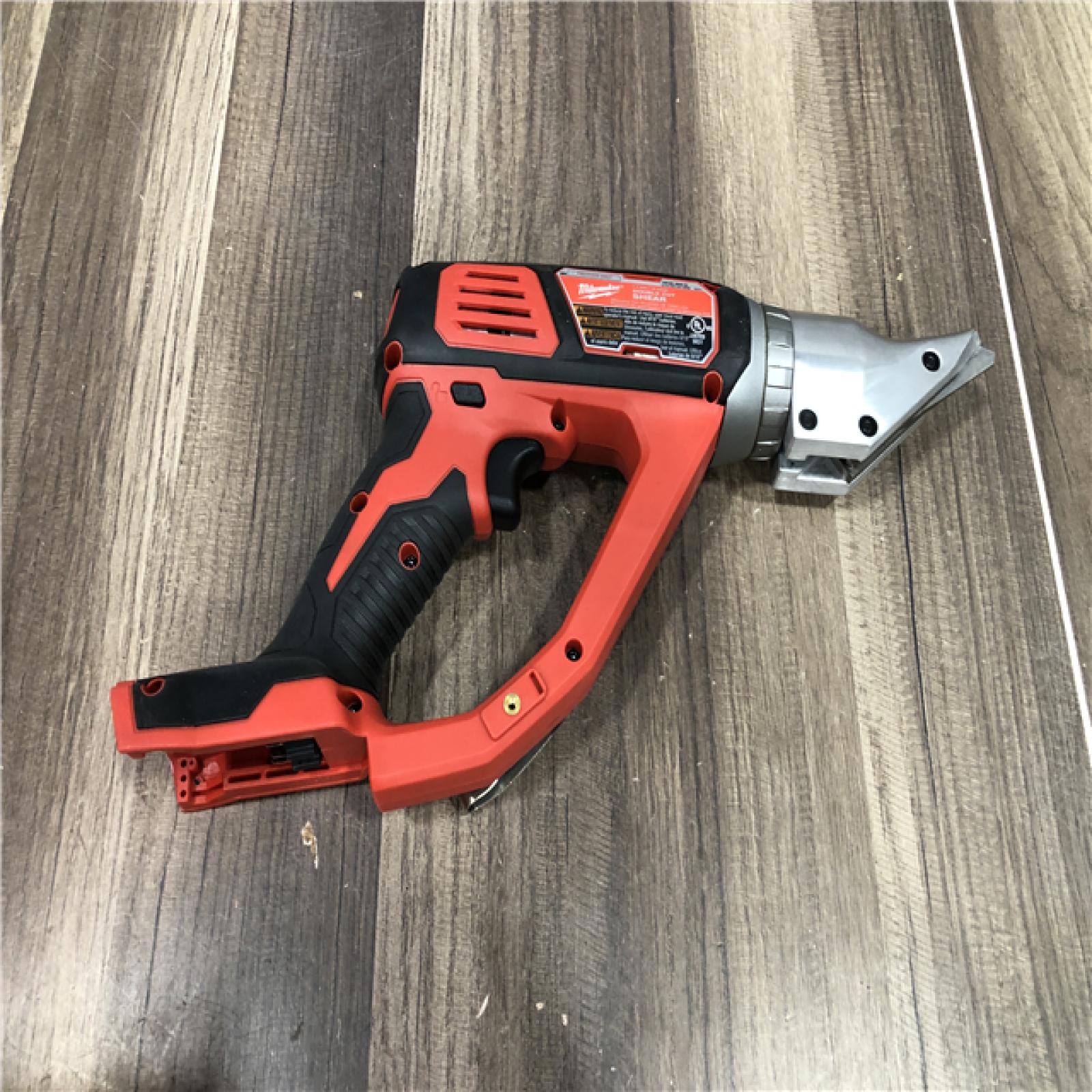 AS-IS Milwaukee 18-Volt Lithium-Ion Cordless 18-Gauge Double Cut Metal Shear (Tool-Only)