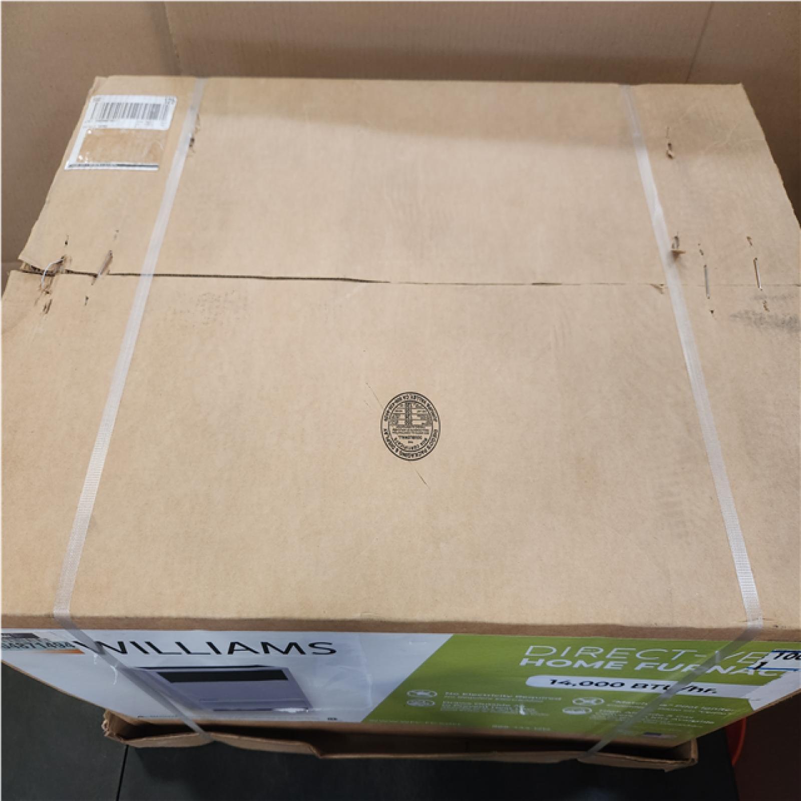 Phoenix NEW Williams Direct-Vent Gravity Wall Heater 14 000 BTUH  65% AFUE  Natural Gas Furnace