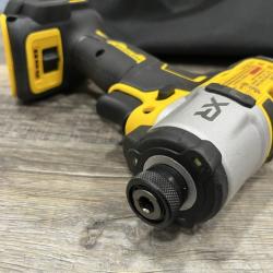 AS-IS DEWALT 20-Volt Maximum XR Lithium-Ion Cordless Brushless 1/4 in. 3-Speed Impact Driver Kit