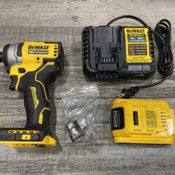 AS-IS DEWALT Atomic 20V Max Lithium-Ion Brushless Cordless Compact 1/4 in. Impact Driver Kit