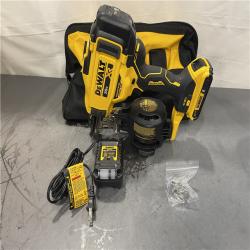 AS-IS - DEWALT 20V MAX Lithium-Ion 15-Degree Electric Cordless Roofing Nailer Kit