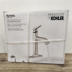 Phoenix Location New Sealed KOHLER Numista Single-Handle Single Hole Bathroom Faucet in Vibrant Brushed Nickel
