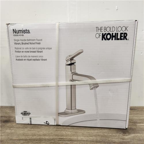 Phoenix Location New Sealed KOHLER Numista Single-Handle Single Hole Bathroom Faucet in Vibrant Brushed Nickel