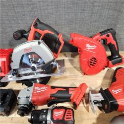 HOUSTON LOCATION - AS-IS Milwaukee 18-Volt Lithium-Ion Cordless (9-Tool) Combo Kit
