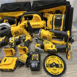 AS-IS DEWALT 20-Volt Max Lithium-Ion (10-Tool) Cordless Combo Kit