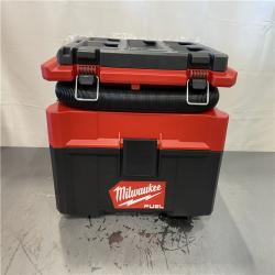 AS-IS - MILWAUKEE M18 FUEL PACKOUT 18-Volt Lithium-Ion Cordless 2.5 Gal. Wet/Dry Vacuum