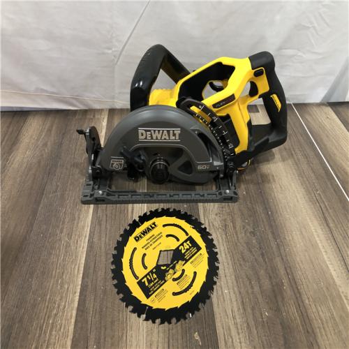 AS-IS  DEWALT FLEXVOLT 60V MAX Cordless Brushless 7-1/4 in. Wormdrive Style Circular Saw (Tool Only)