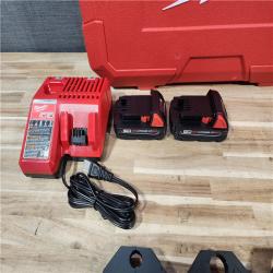 HOUSTON LOCATION - AS-IS Milwaukee 18V Lithium-Ion Cordless Short Throw Press Tool with 3 PEX Crimp Jaws Kit