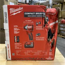 Milwaukee M18 18-Volt Lithium-Ion Compact Brushless Cordless 1/4 in. Impact Driver Kit with One 2.0 Ah Battery, Charger & Tool Bag