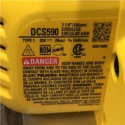 AS-IS DEWALT 20-Volt MAX 7-1/4 in. Cordless Circular Saw (Tool Only)