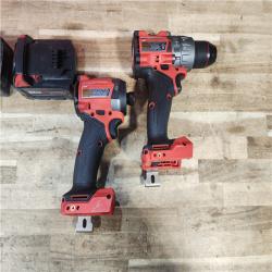 HOUSTON LOCATION - AS - IS Milwaukee 2 Tool Combo Kit W/ (2) Battery & Charger