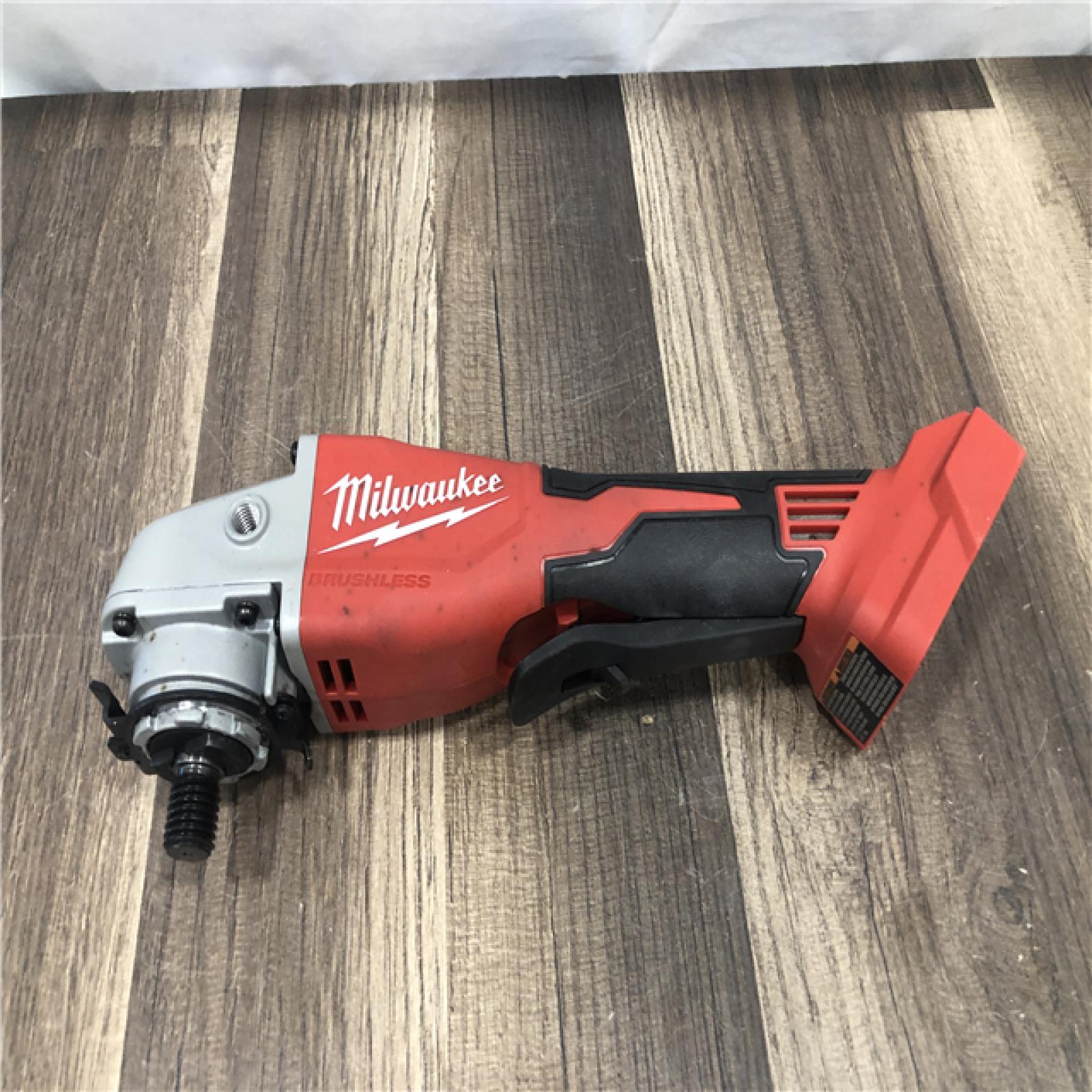 AS-IS Milwaukee 18V Lithium-Ion Brushless Cordless 4-1/2 in./5 in. Grinder w/Paddle Switch (Tool-Only)