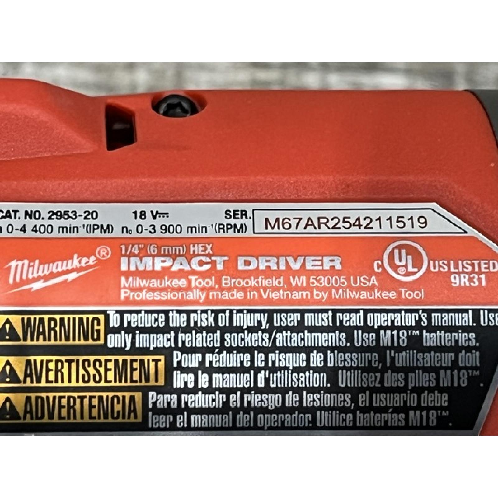 AS-IS Milwaukee FUEL 18V Lithium-Ion Brushless Cordless Hammer Drill and Impact Driver Combo Kit