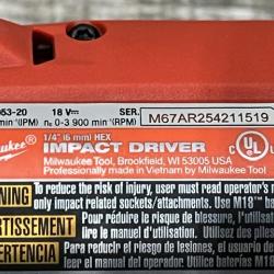 AS-IS Milwaukee FUEL 18V Lithium-Ion Brushless Cordless Hammer Drill and Impact Driver Combo Kit