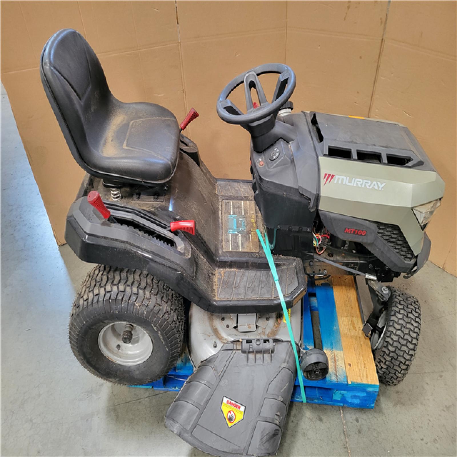 CALIFORNIA AS-IS MURRAY MT100 42 SIT DOWN RIDING LAWN MOWER