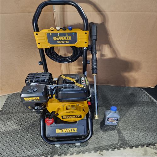 HOUSTON LOCATION - AS-IS (APPEARS LIKE NEW) DEWALT 3400 PSI 2.5 GPM Gas Cold Water Pressure Washer with 208cc Engine