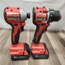 AS-IS- Milwaukee M18 Compact Brushless 2-Tool Combo Kit