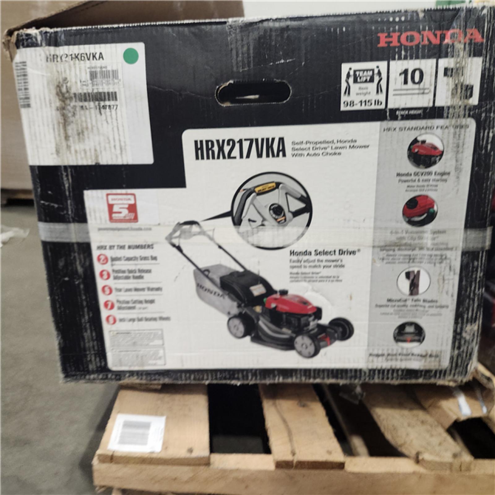 Dallas Location - As-Is Honda HRX217VKA Mower | 21 Walk Behind Mower