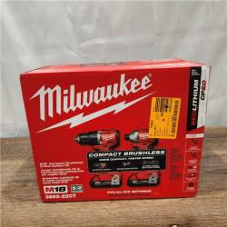 AS-IS Milwaukee M18 Compact Brushless 2-Tool Combo Kit
