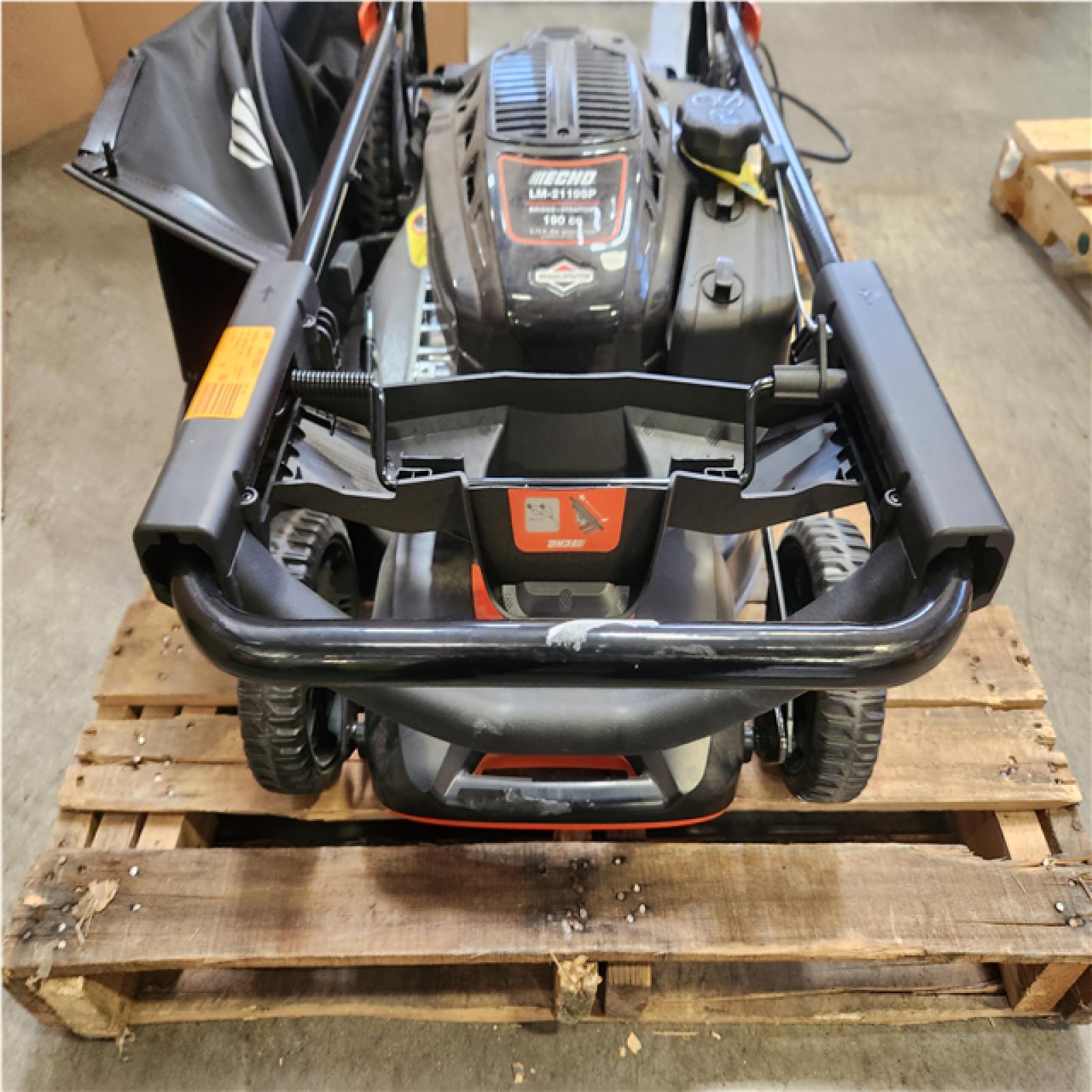 Phoenix LIKE NEW ECHO 21 in. 190 cc Briggs and Stratton Gas 3-in-1 Dual Blade RWD Self-Propelled Lawn Mower with Single Lever Deck Adjustment