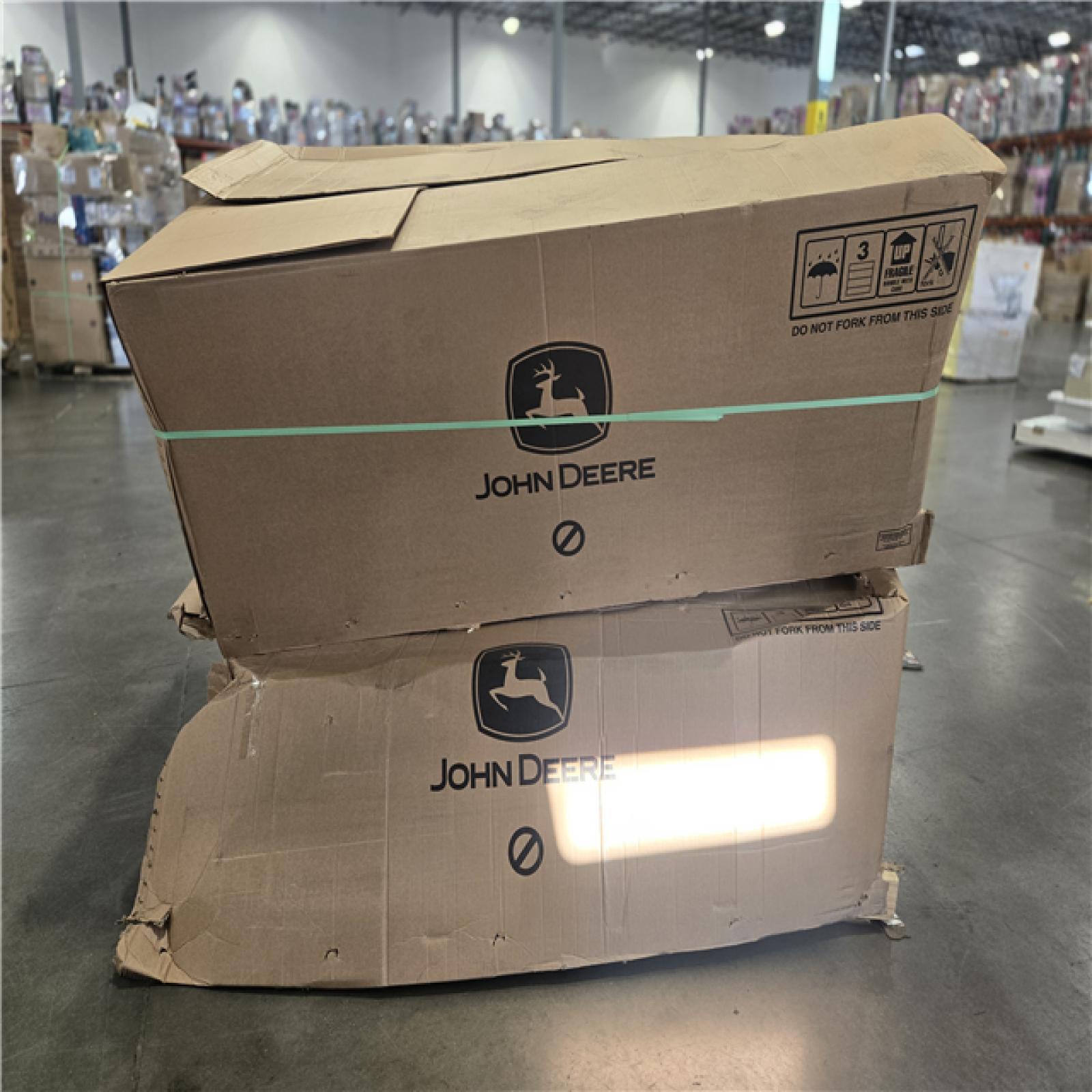 DALLAS LOCATION- AS-IS John Deere  42 in. 6.5 Bushel Zero-Turn Mower Twin Bagger for Z300 Series PALLET ( 2 UNITS)