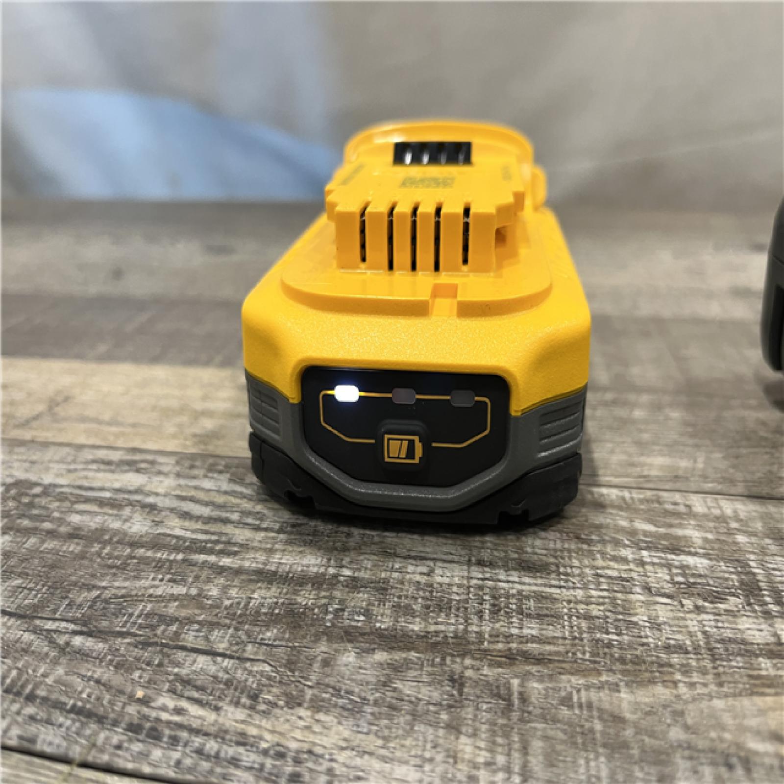 AS-IS DEWALT 20V MAX XR POWERSTACK Lithium-Ion Battery Starter Kit with 3.5Ah Battery and Charger