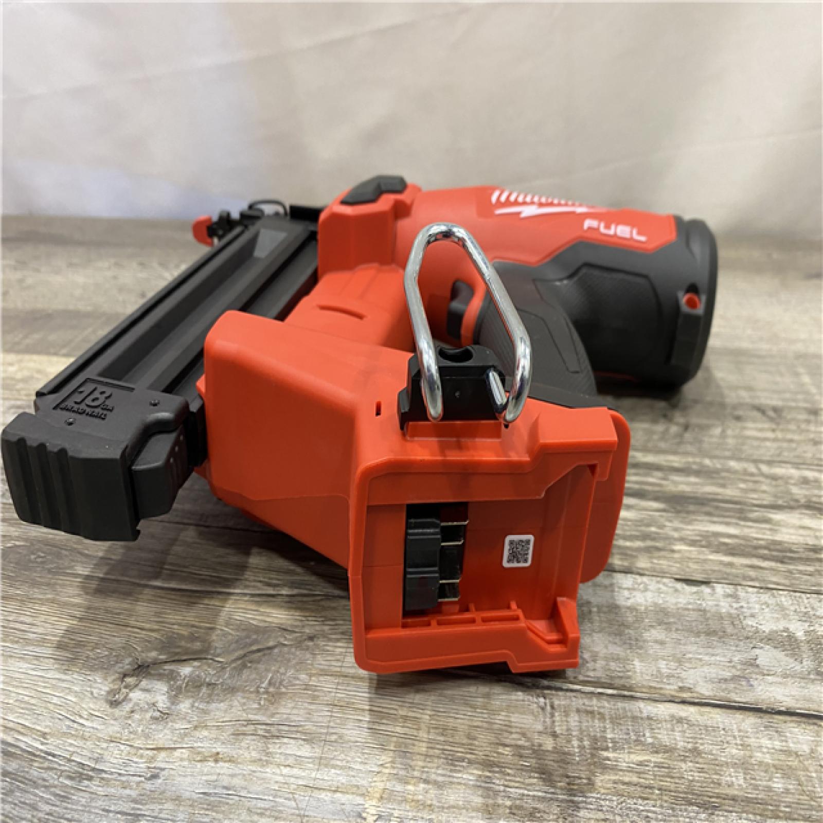 AS-IS Milwaukee FUEL 18-Volt Lithium-Ion Brushless Cordless Gen II 18-Gauge Brad Nailer (Tool-Only)