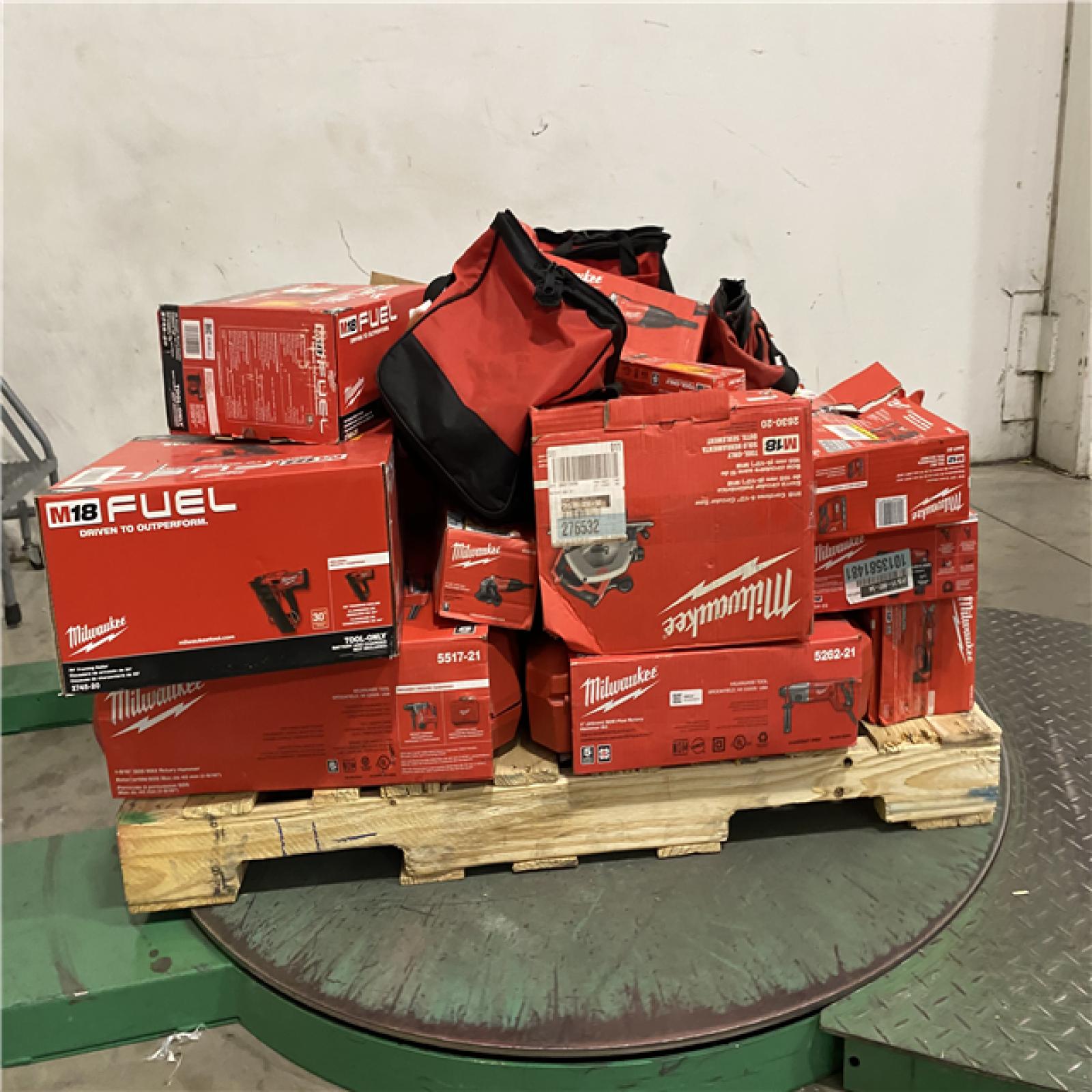 Dallas Location - As-Is MILWAUKEE Tool Pallet