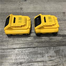 AS-IS DEWALT 20V MAX Compact Lithium-Ion 3.0Ah Battery Pack (2 Pack)