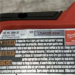 AS-IS Milwaukee FUEL 18V Lithium-Ion Brushless Cordless 4-1/2 in./5 in. Grinder with Variable Speed & Paddle Switch (Tool-Only)