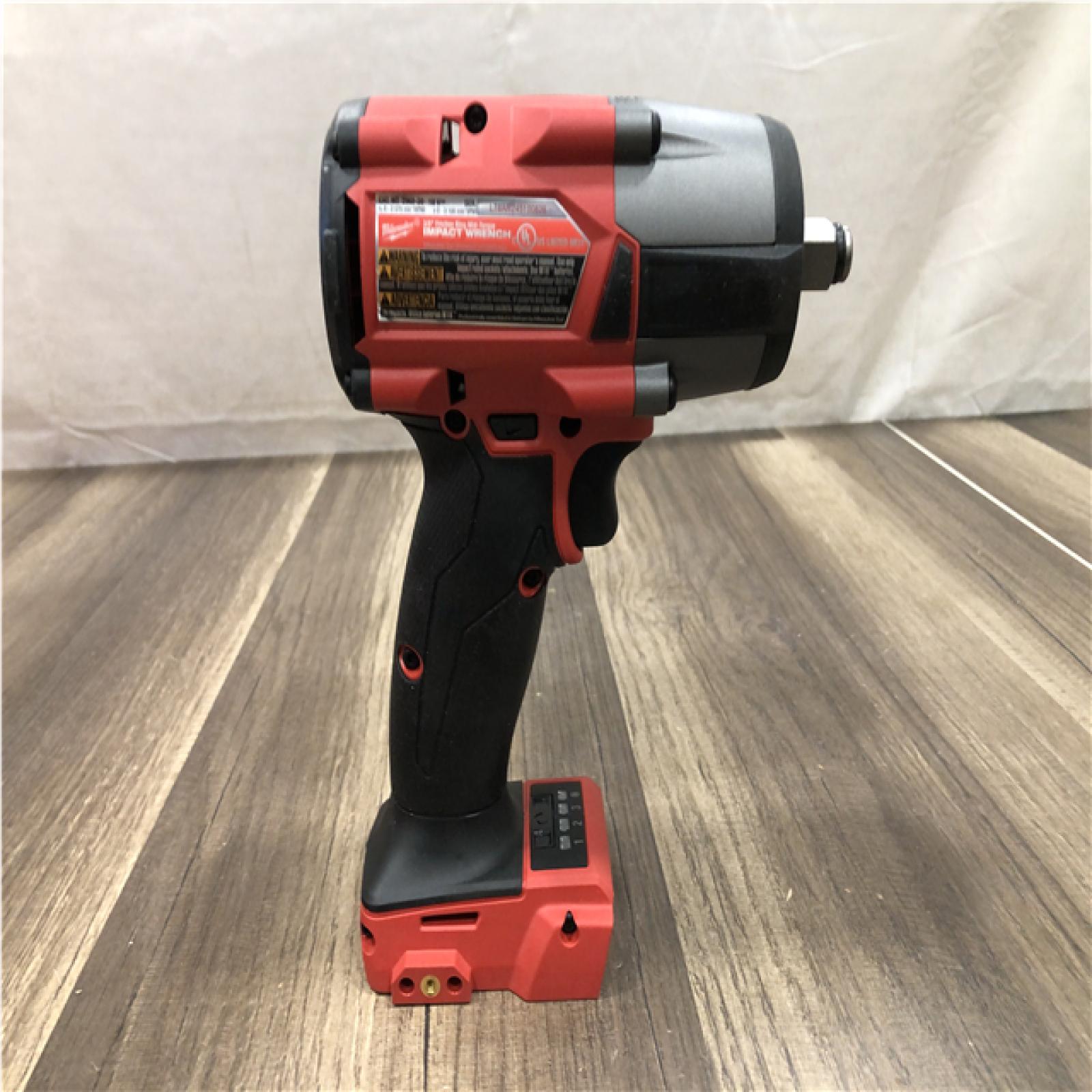 AS-IS Milwaukee FUEL GEN-2 18V Lithium-Ion Mid Torque Brushless Cordless 3/8 in. Impact Wrench with Friction Ring (Tool-Only)
