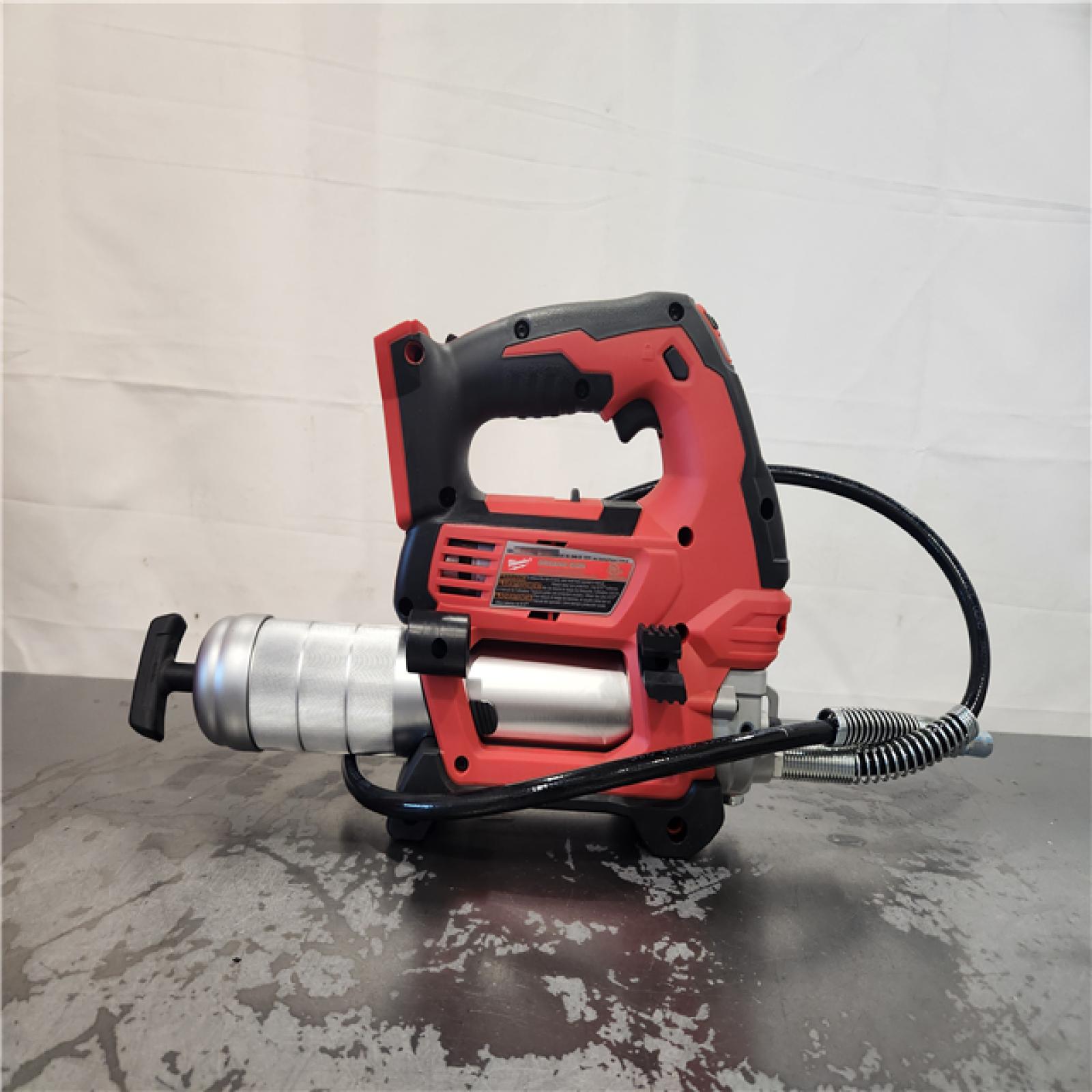 AS-IS- Milwaukee M18 18-Volt Lithium-Ion Cordless Grease Gun 2-Speed (Tool-Only)
