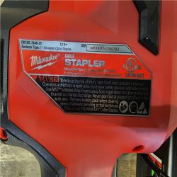 HOUSTON LOCATION - AS-IS (APPEARS LIKE NEW) Milwaukee M18 Lithium-Ion Brushed Cordless Cable Stapler (Tool-Only)