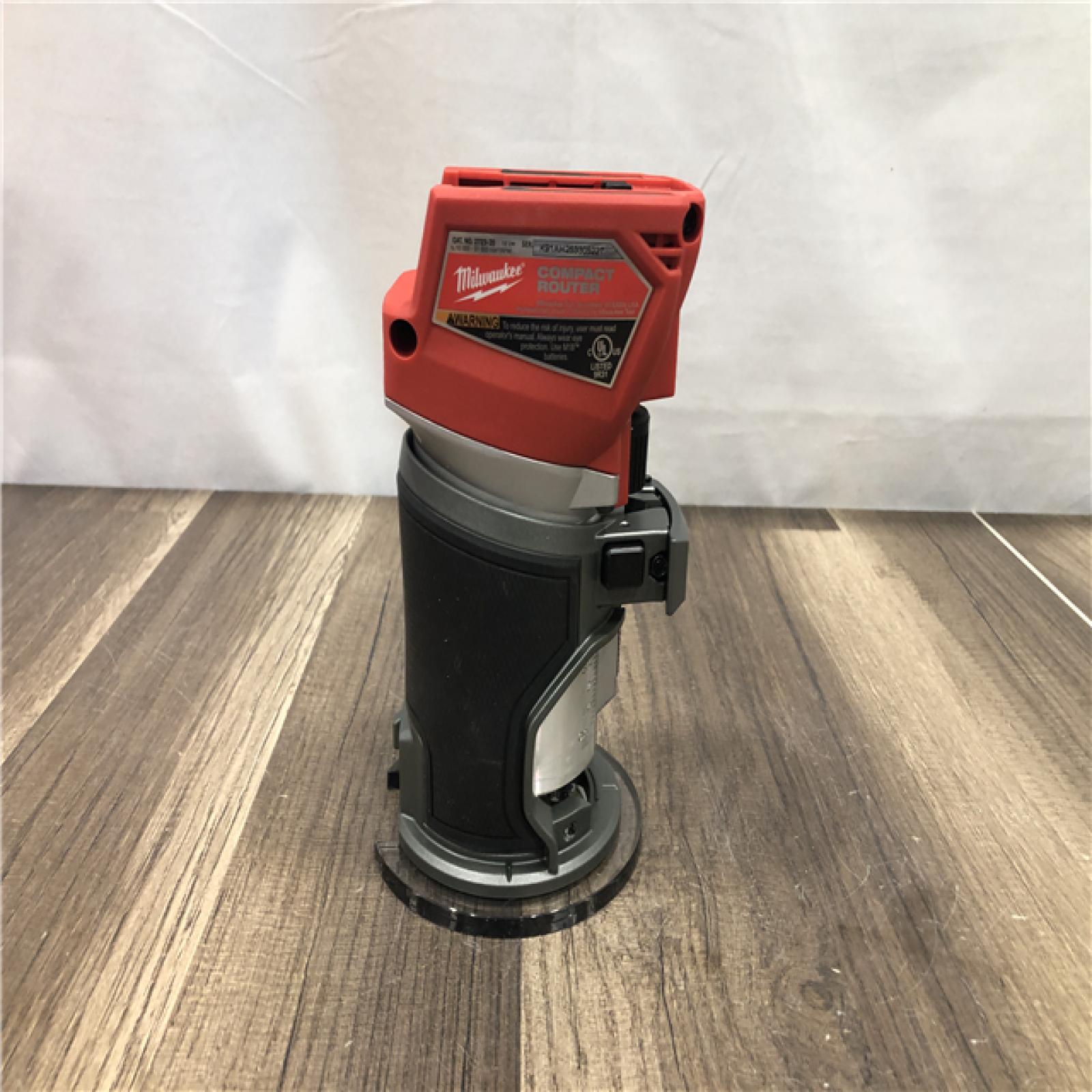 AS-IS Milwaukee  FUEL 18V Lithium-Ion Brushless Cordless Compact Router (Tool-Only)