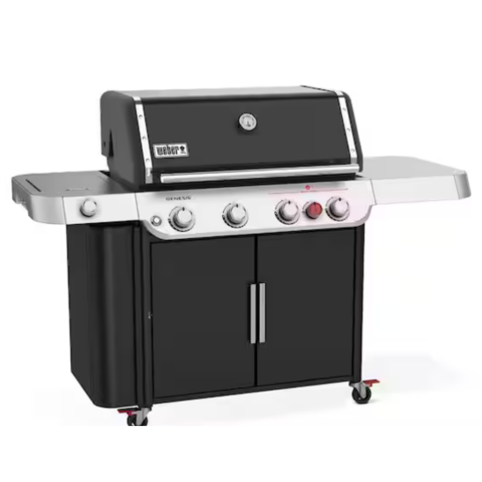 DALLAS LOCATION- AS-IS WEBER Genesis E-435 4-Burner Propane Gas Grill in Black with Side Burner
