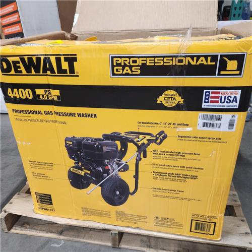 Dallas Location - As-Is Dewalt DXPW61377 4400 PSI 4.0 GPM Gas Pressure Washer
