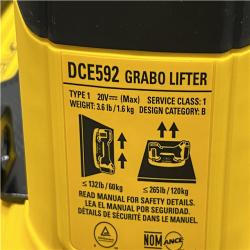 NEW - DEWALT 20-Volt Max Lithium-Ion Cordless GRABO Lifter Kit