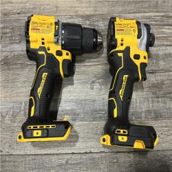 AS-IS DEWALT ATOMIC 20V MAX Lithium-Ion Cordless 2-Tool Combo Kit
