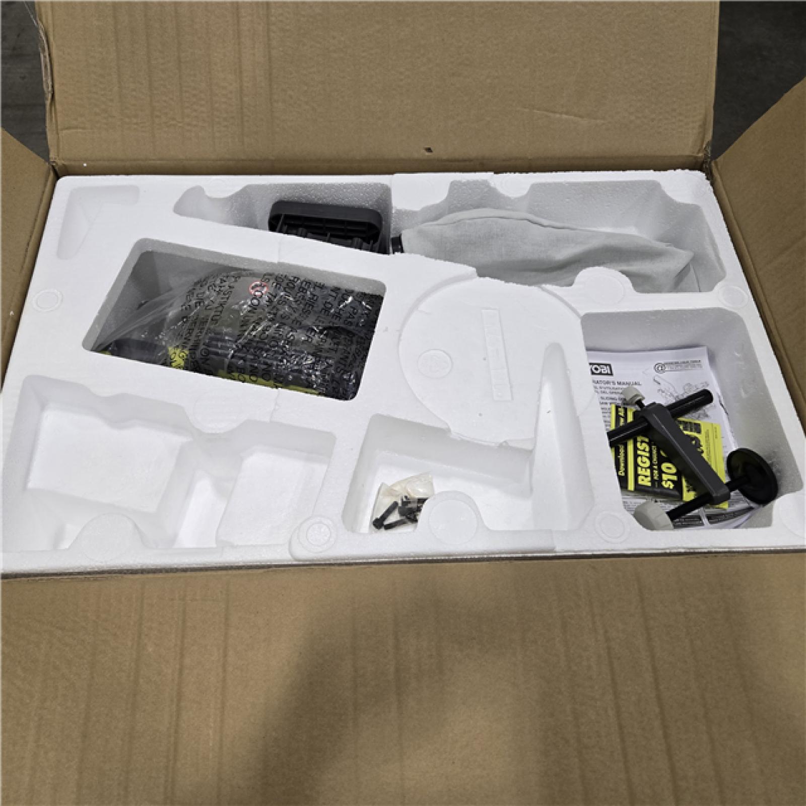 AS-IS RYOBI 10 Amp Corded 7-1/4 in. Compound Sliding Miter Saw
