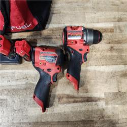 HOUSTON LOCATION - AS - IS Milwaukee 2 Tool Combo Kit W/ (2) Battery & Charger