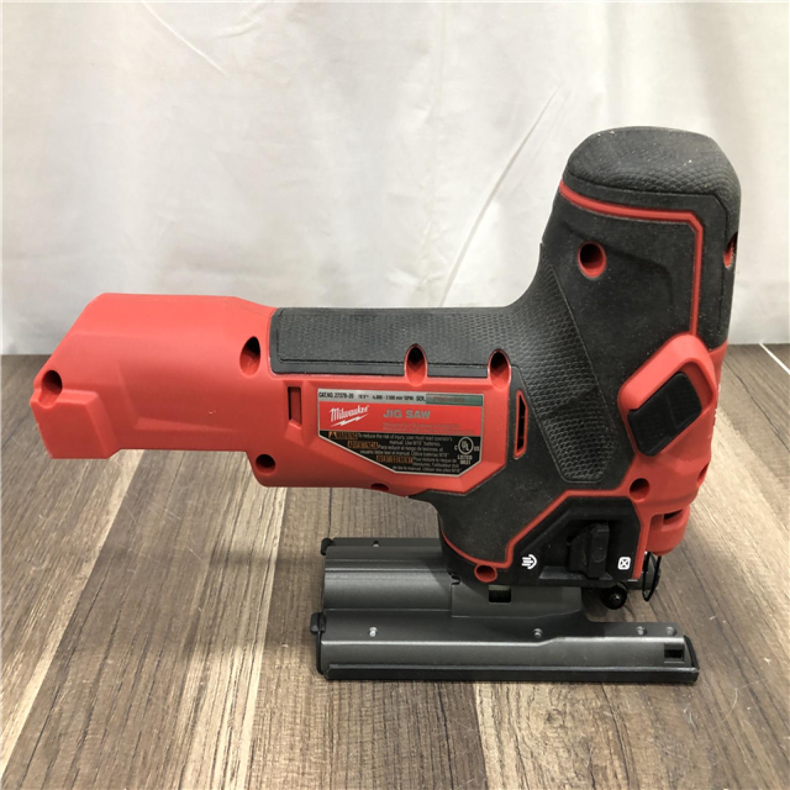 AS-IS Milwaukee FUEL 18V Lithium-Ion Brushless Cordless Barrel Grip Jig Saw (Tool Only)
