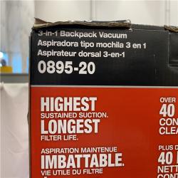 NEW - Milwaukee FUEL 18-Volt Lithium-Ion Brushless Red HEPA Multisurface 1 Gal. Cordless 3-in-1 Backpack Vacuum (Vacuum-Only)