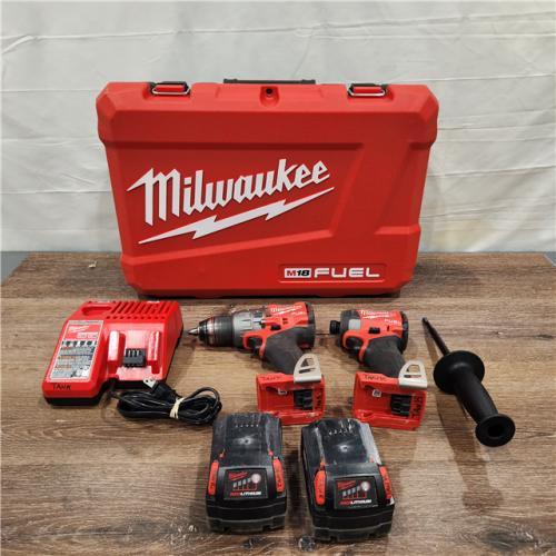 AS-IS Milwaukee M18 FUEL 18V Lithium-Ion Brushless Cordless (2-Tool) Combo Kit