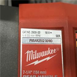 AS-IS Milwaukee FUEL 18V Lithium-Ion Cordless 7-1/4 in. Rear Handle Circular Saw Kit